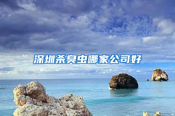 深圳杀臭虫哪家公司好