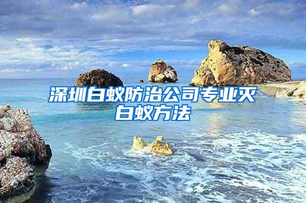 深圳白蚁防治公司专业灭白蚁方法