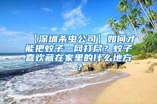 【深圳杀虫公司】如何才能把蚊子一网打尽？蚊子喜欢藏在家里的什么地方？