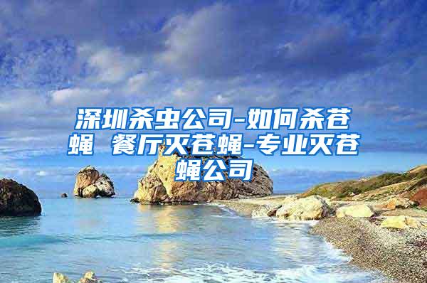 深圳杀虫公司-如何杀苍蝇 餐厅灭苍蝇-专业灭苍蝇公司