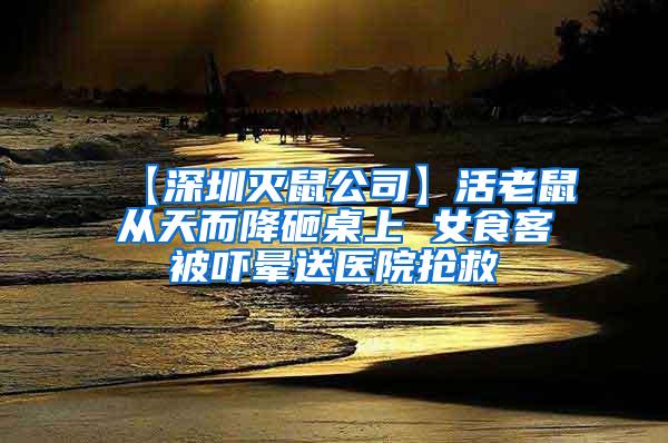 【深圳灭鼠公司】活老鼠从天而降砸桌上 女食客被吓晕送医院抢救