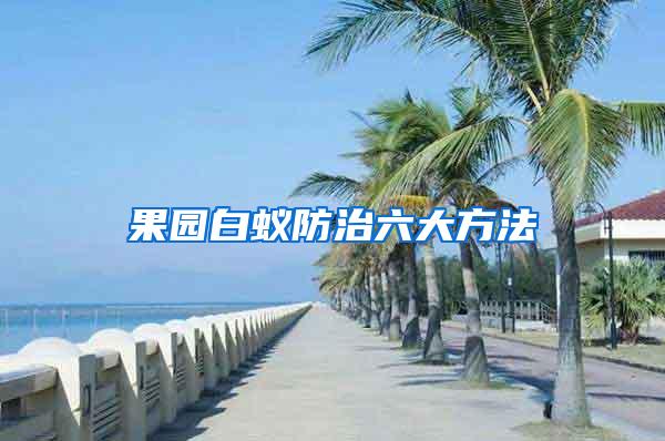 果园白蚁防治六大方法