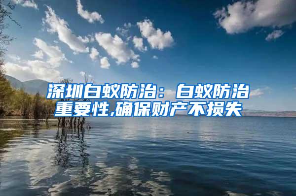 深圳白蚁防治：白蚁防治重要性,确保财产不损失