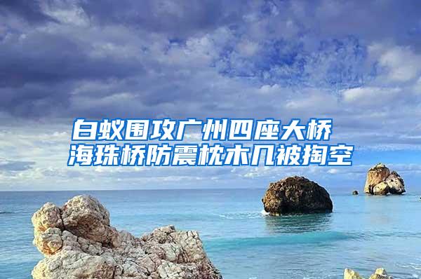 白蚁围攻广州四座大桥 海珠桥防震枕木几被掏空