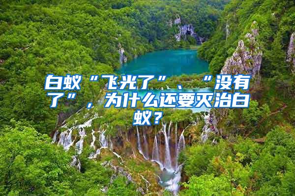 白蚁“飞光了”、“没有了”，为什么还要灭治白蚁？