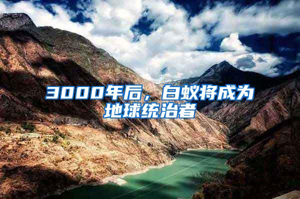 3000年后，白蚁将成为地球统治者