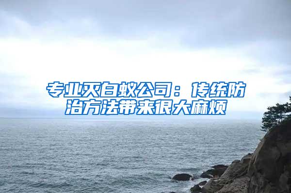 专业灭白蚁公司：传统防治方法带来很大麻烦