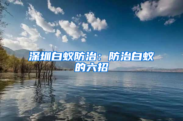 深圳白蚁防治：防治白蚁的六招